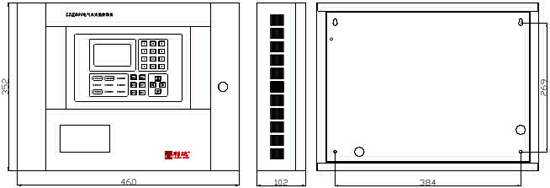 LDK800<a href=http://www.diandubi.cn/dianqihuozai/ target=_blank class=infotextkey>電氣火災監控</a>設備