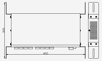 TX6620CAN總線交換機立柜安裝尺寸